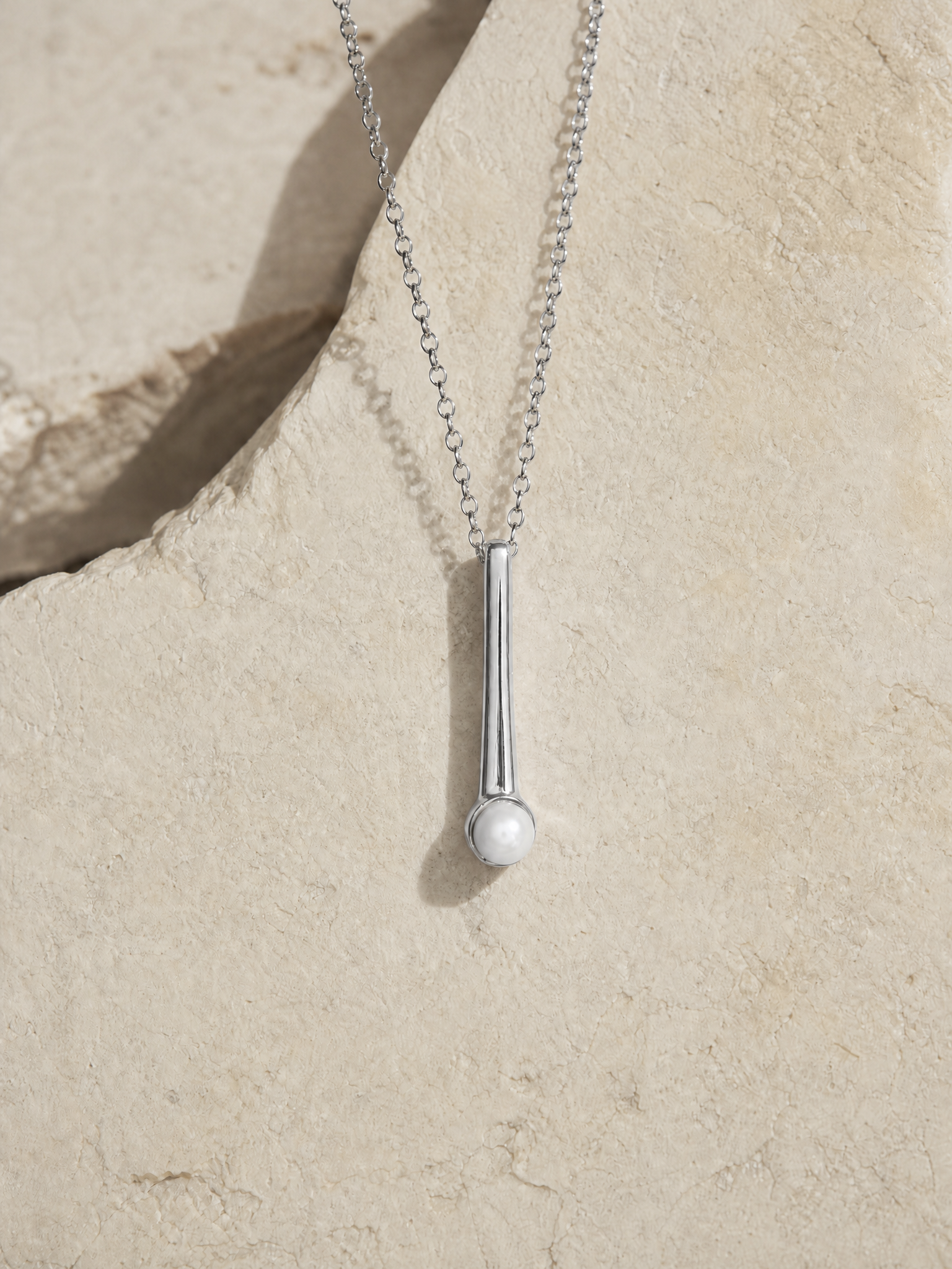 Hook Pendant Silver