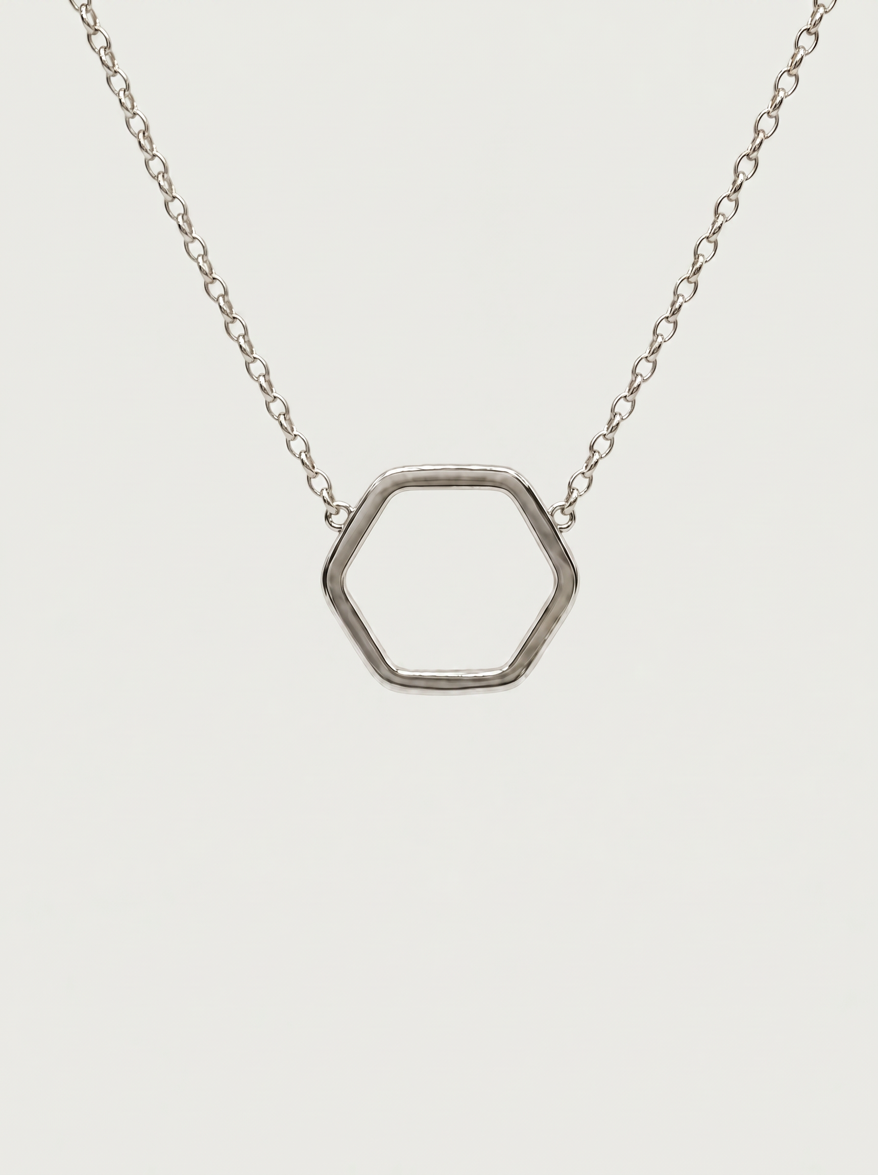 The Hex Necklace Silver