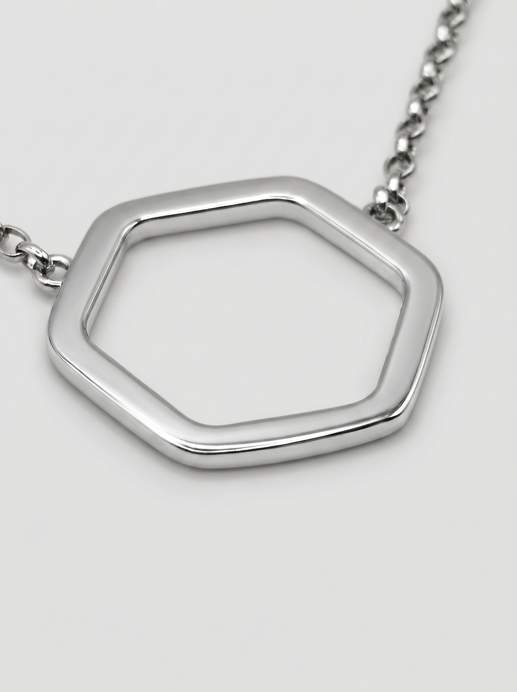 The Hex Necklace Silver