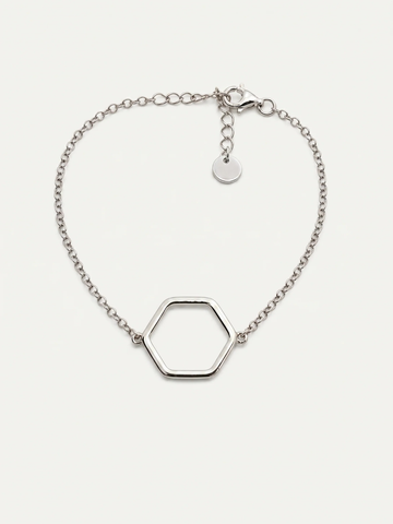 The Hex Bracelet Silver