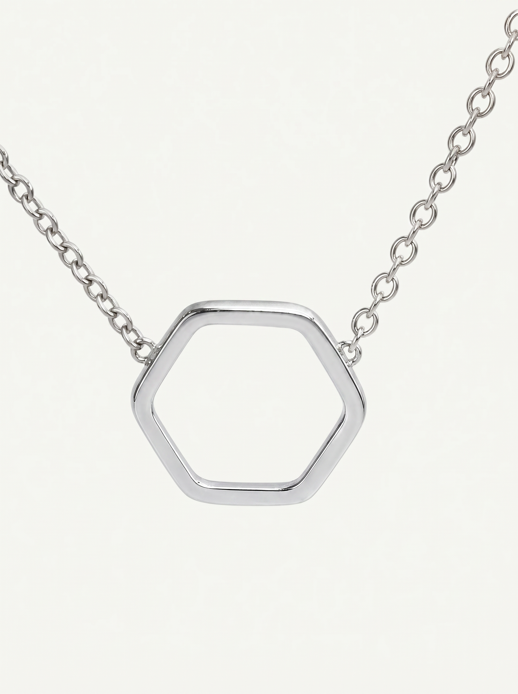 The Hex Necklace Silver