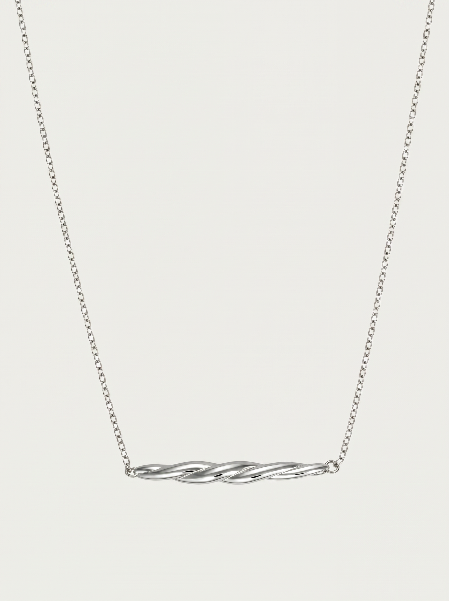 Kinsale Twist Necklace - Silver