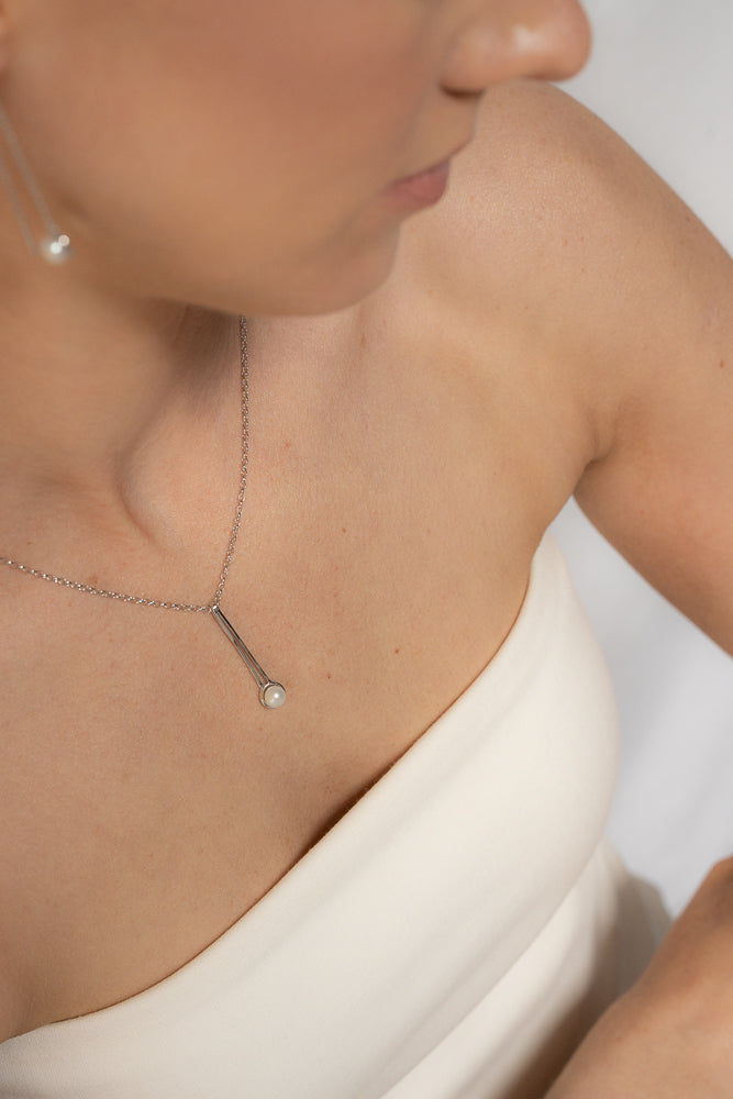 Hook Pendant Silver