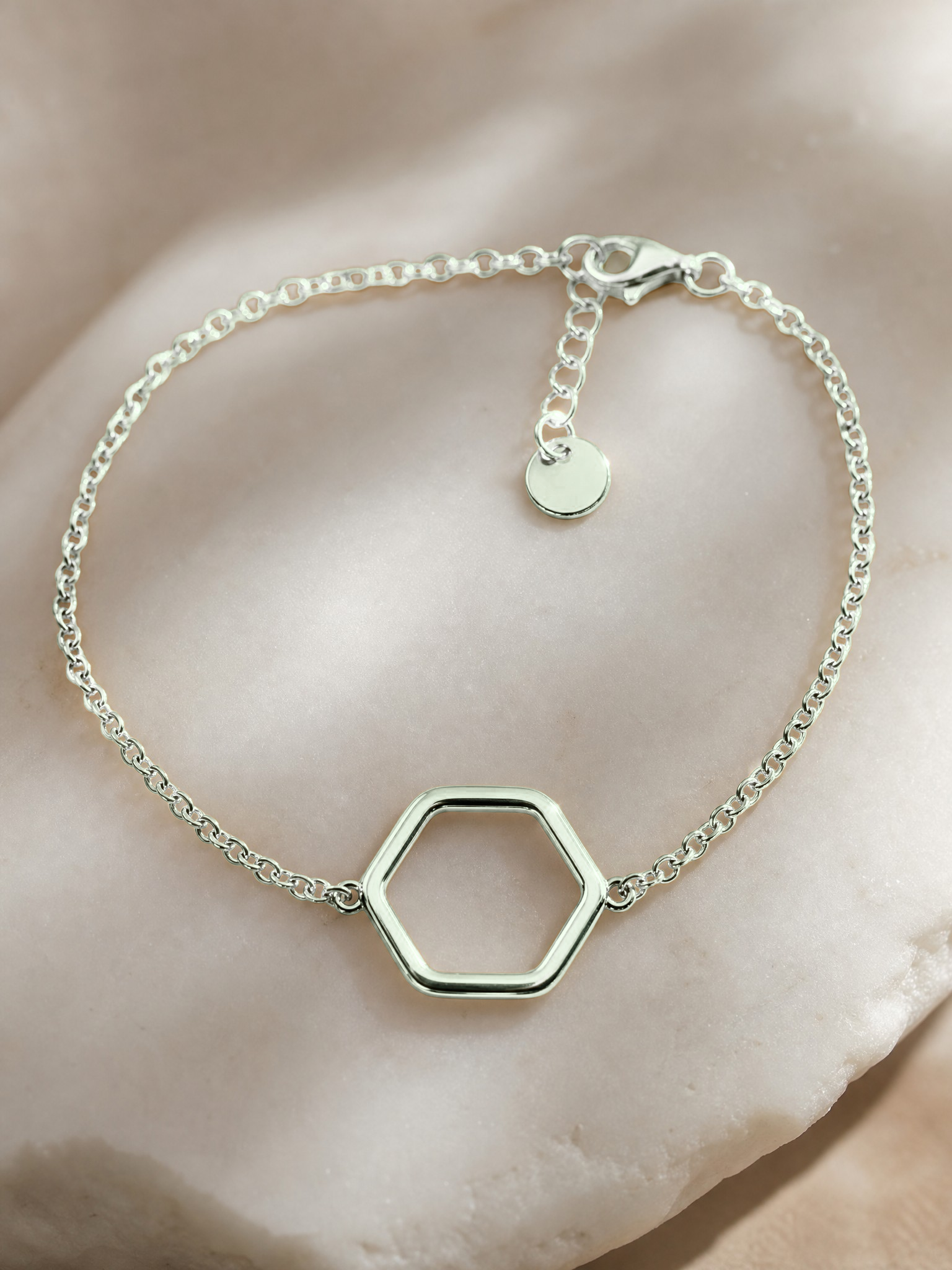 The Hex Bracelet Silver